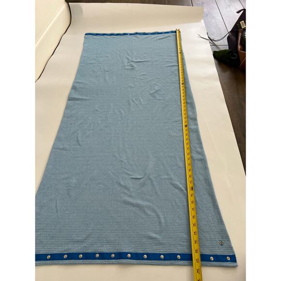 Lululemon Blue Striped Vinyasa Button Scarf Wrap One Size - Picture 6 of 16